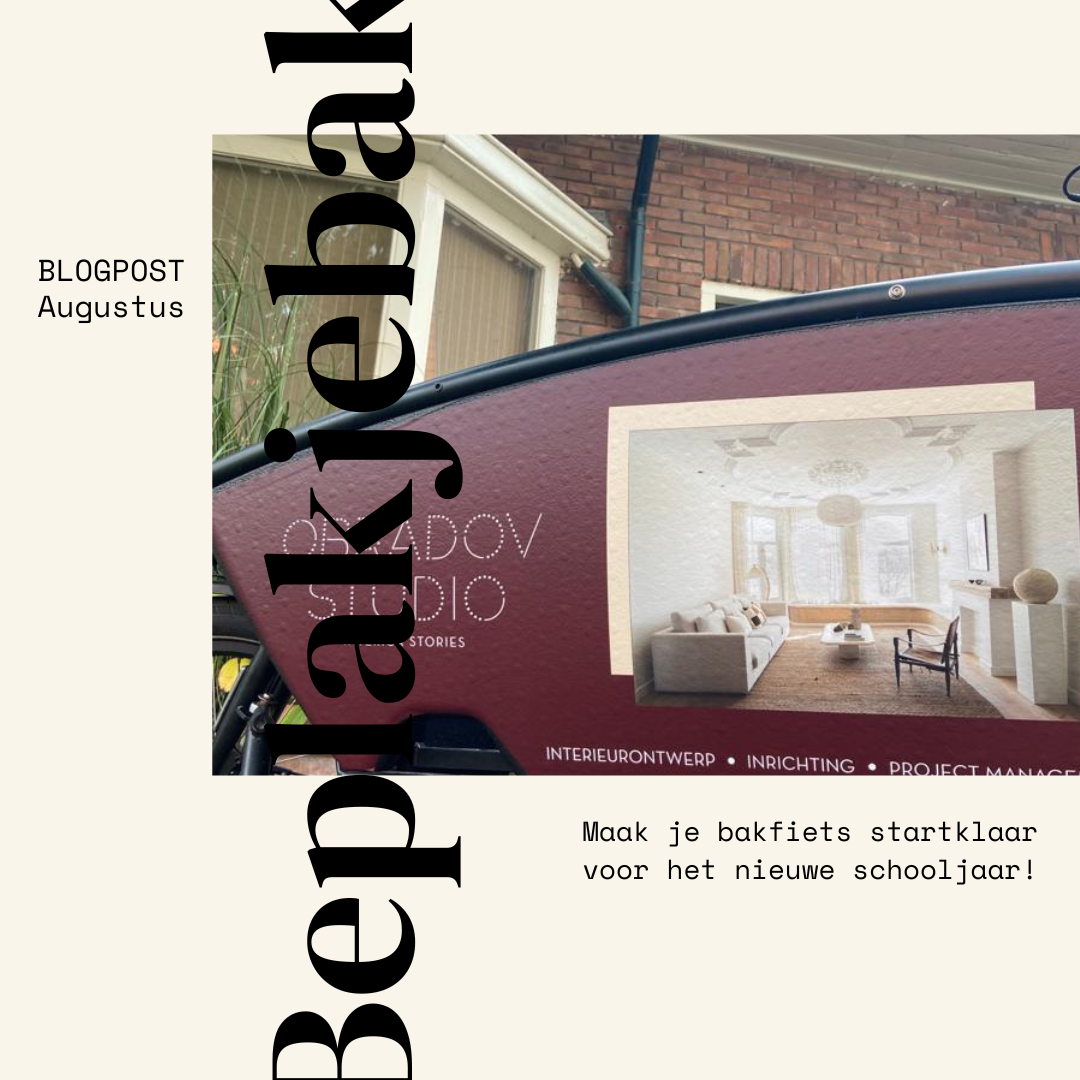 Maak je bakfiets startklaar voor het nieuwe schooljaar!