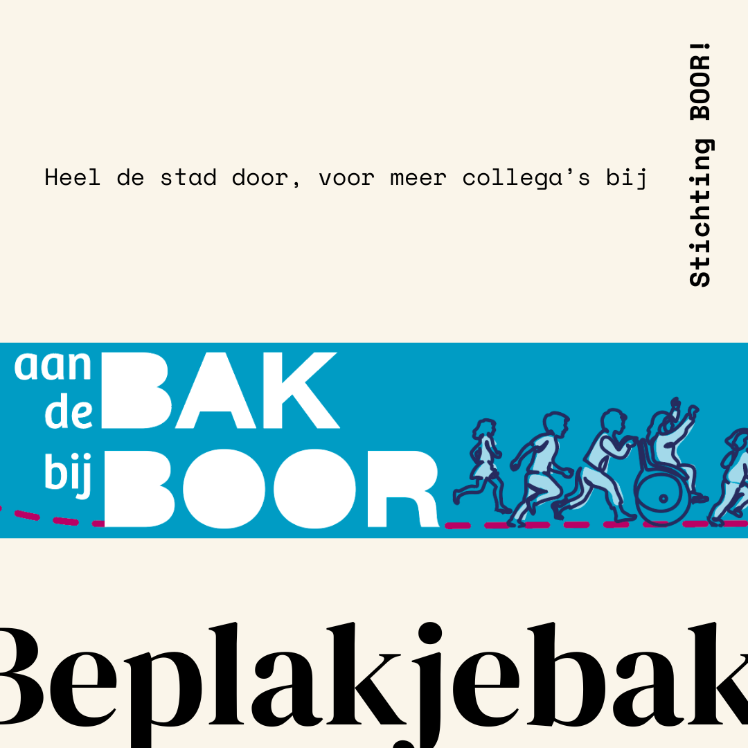 Heel de stad door, voor meer collega’s bij BOOR!