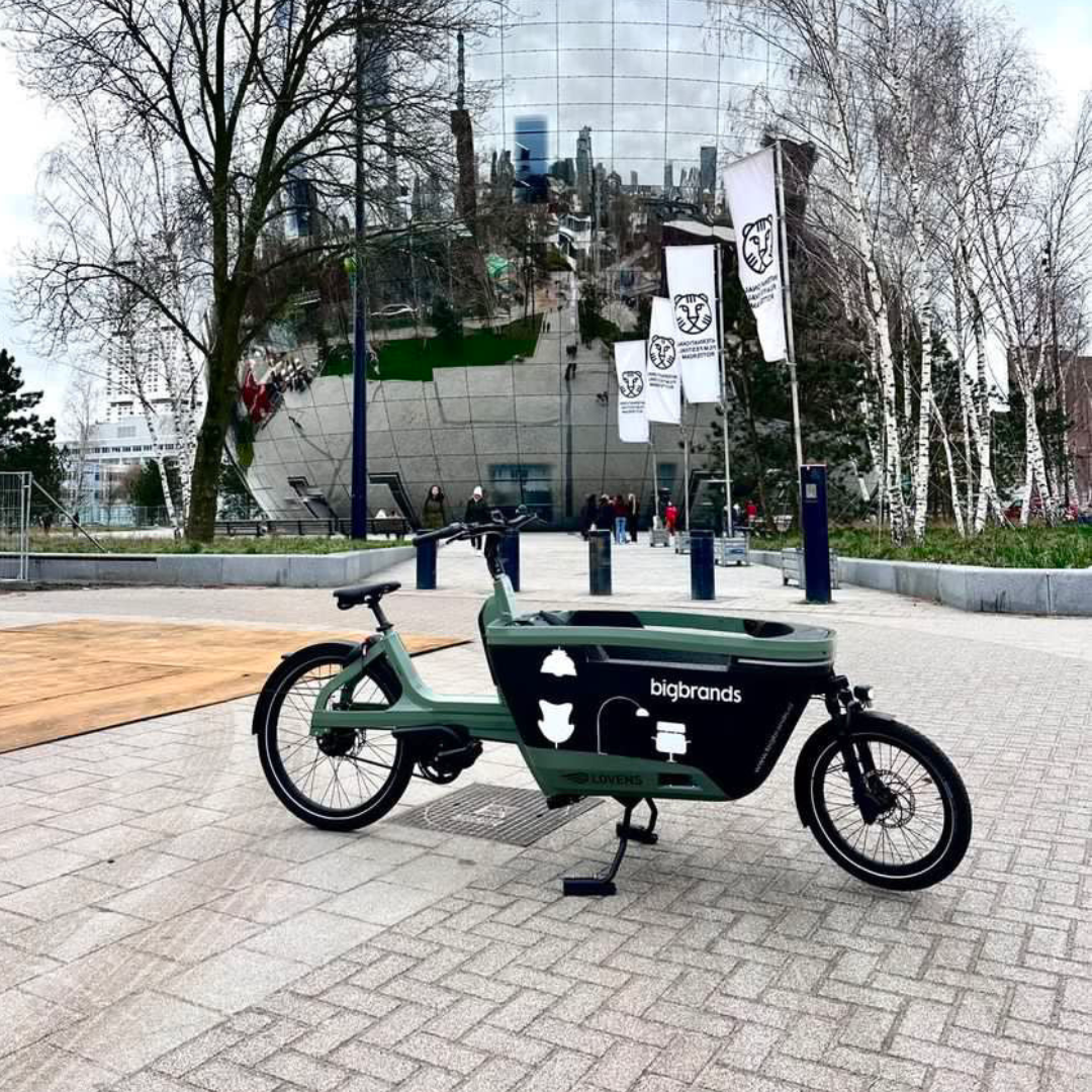 Eigen Ontwerp Bakfiets Sticker voor Lovens