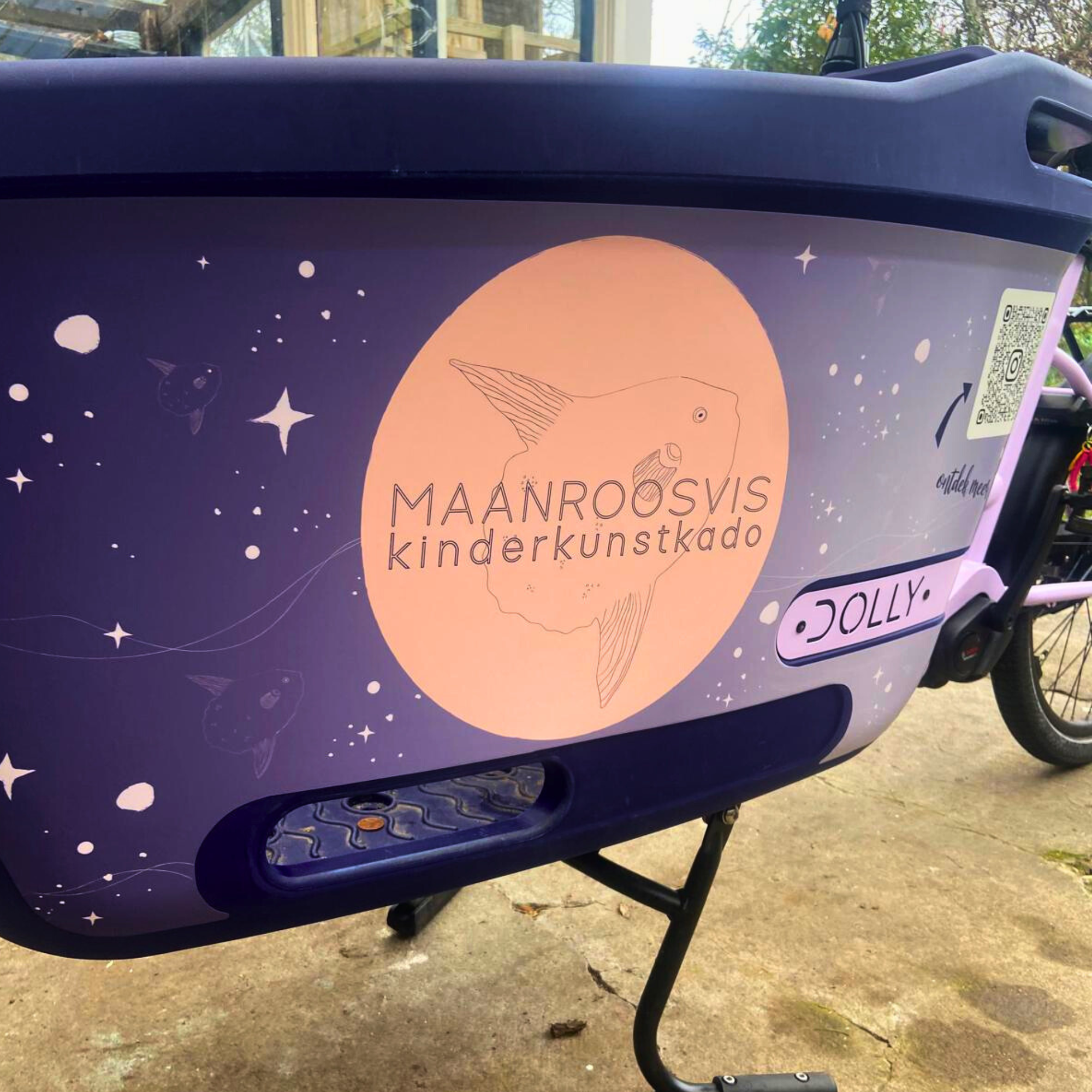 Eigen Ontwerp Bakfiets Sticker voor Dolly JOY bakfiets