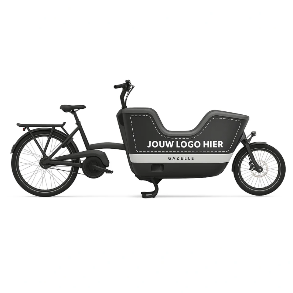 Eigen Ontwerp Bakfiets Sticker voor Gazelle Makki