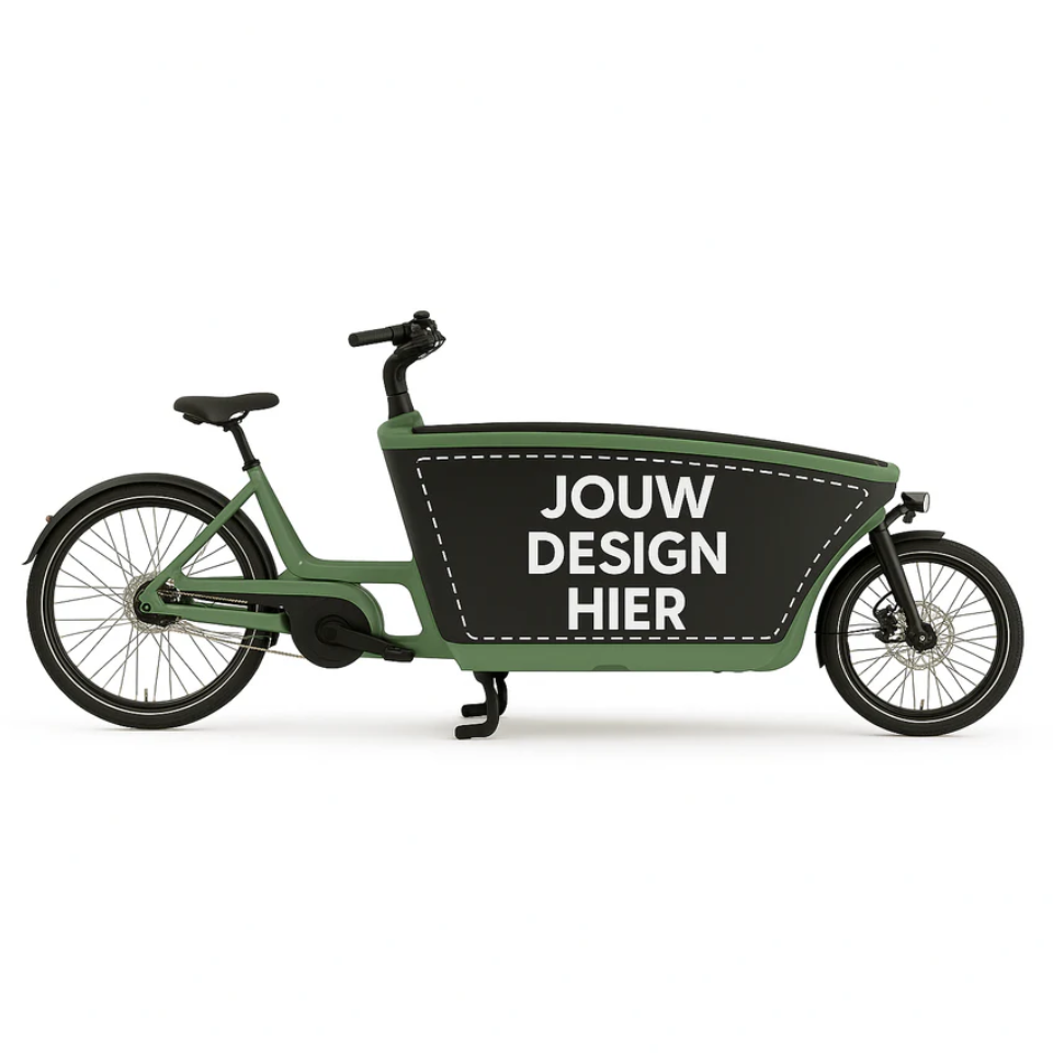 Eigen Ontwerp Bakfiets Sticker voor Lovens