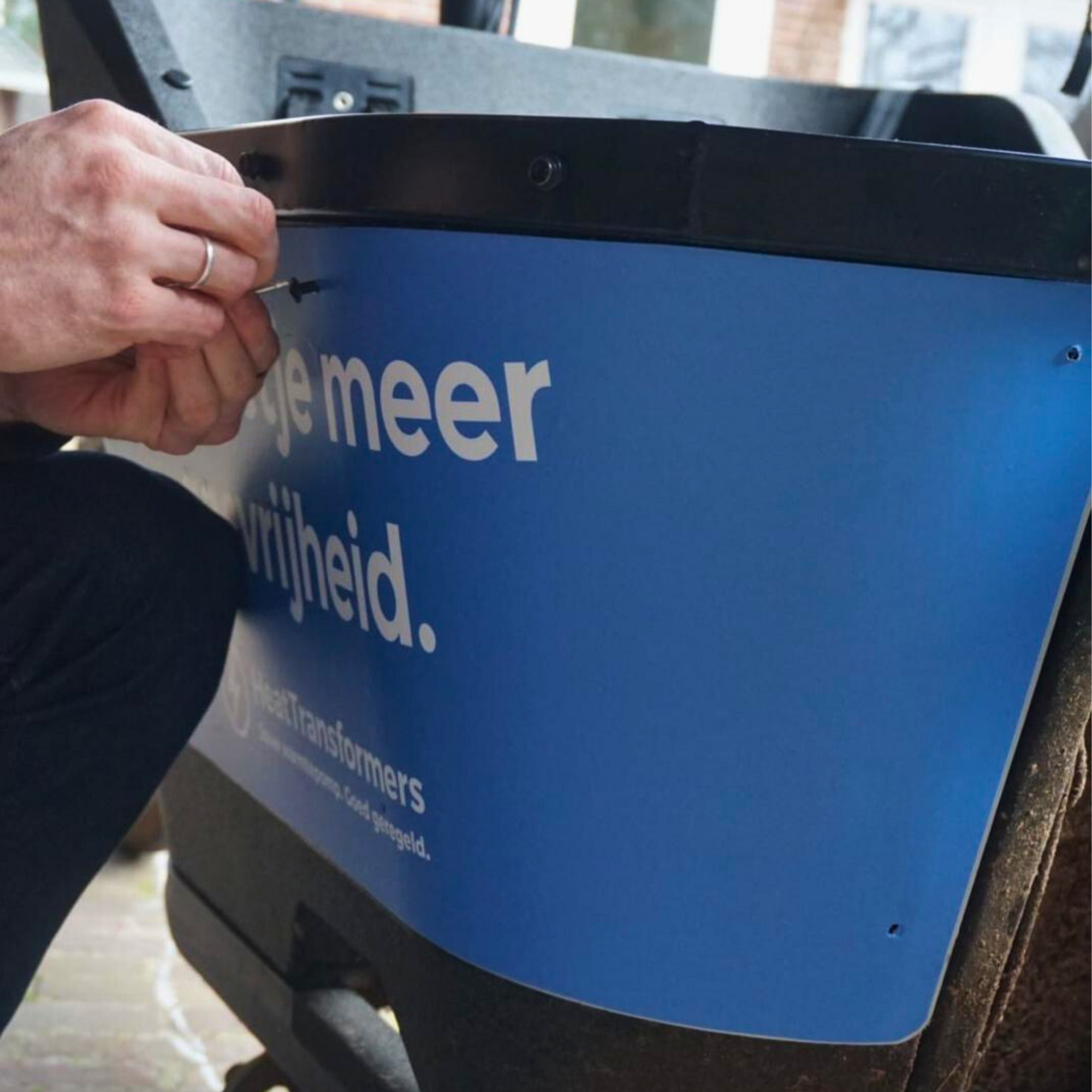 Eigen ontwerp bakfiets sticker voor Carqon Cruise – BeplakJeBak