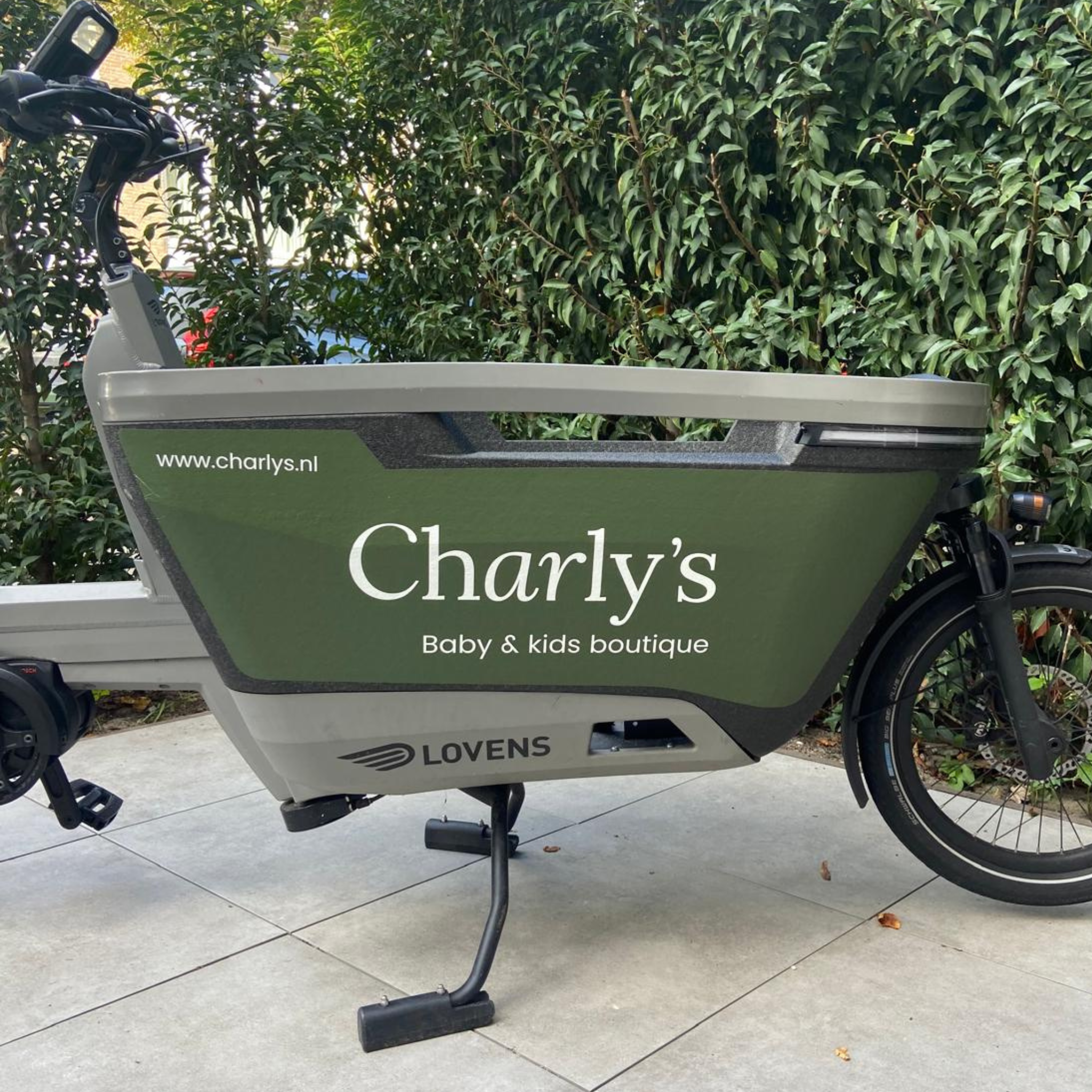 Eigen Ontwerp Bakfiets Sticker voor Lovens