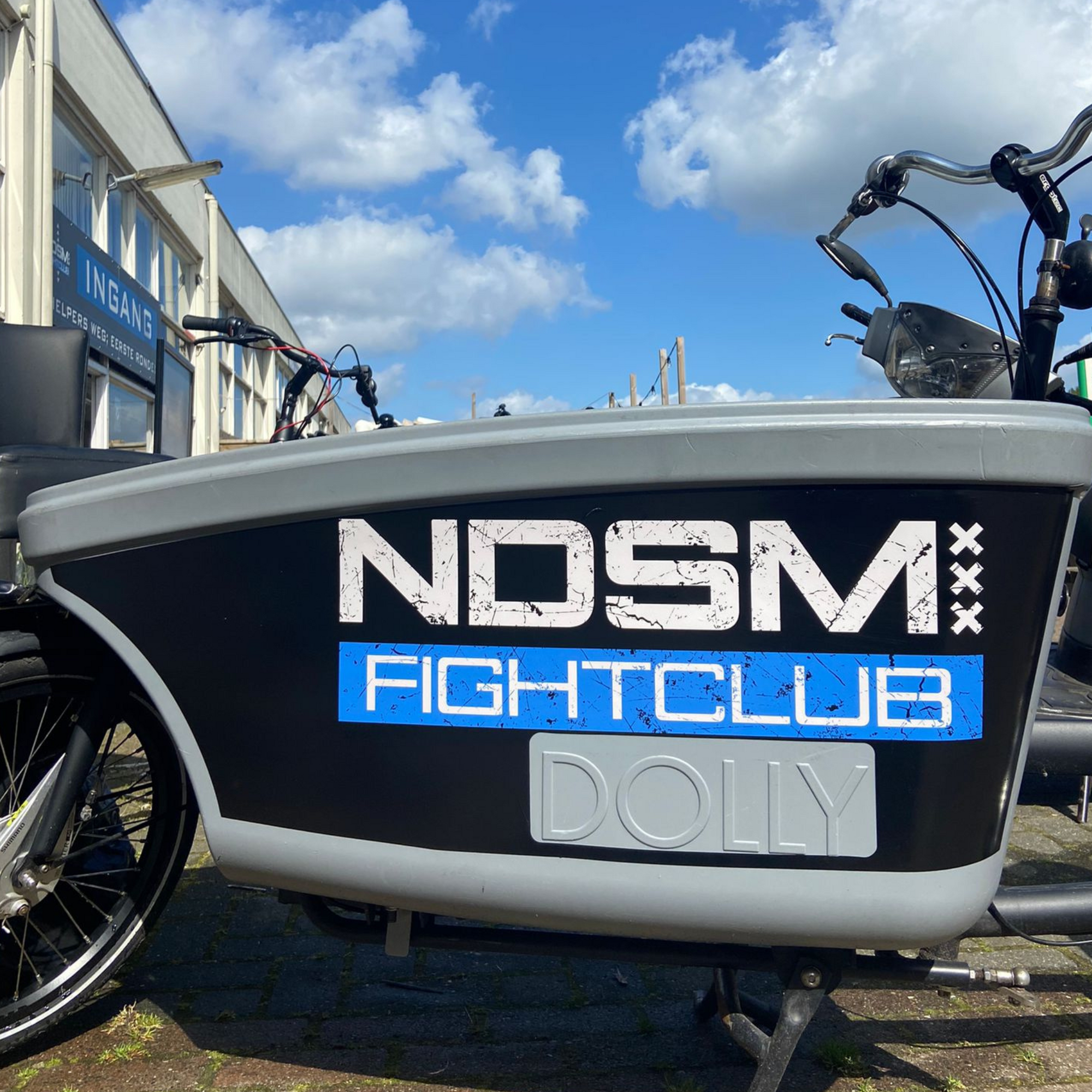 Eigen Ontwerp Bakfiets Sticker voor Dolly Bakfiets