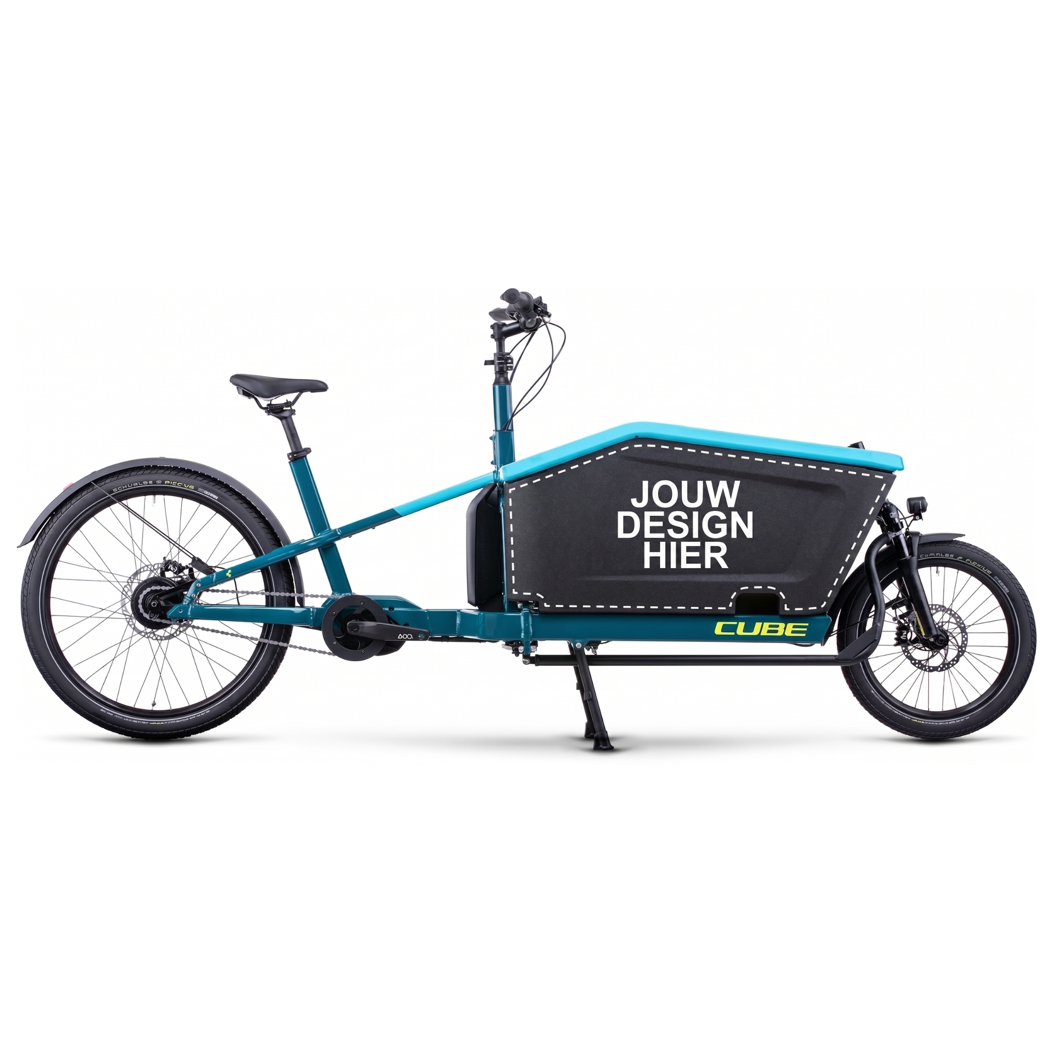 Eigen Ontwerp Bakfiets Sticker voor Cube Cargo Hybrid