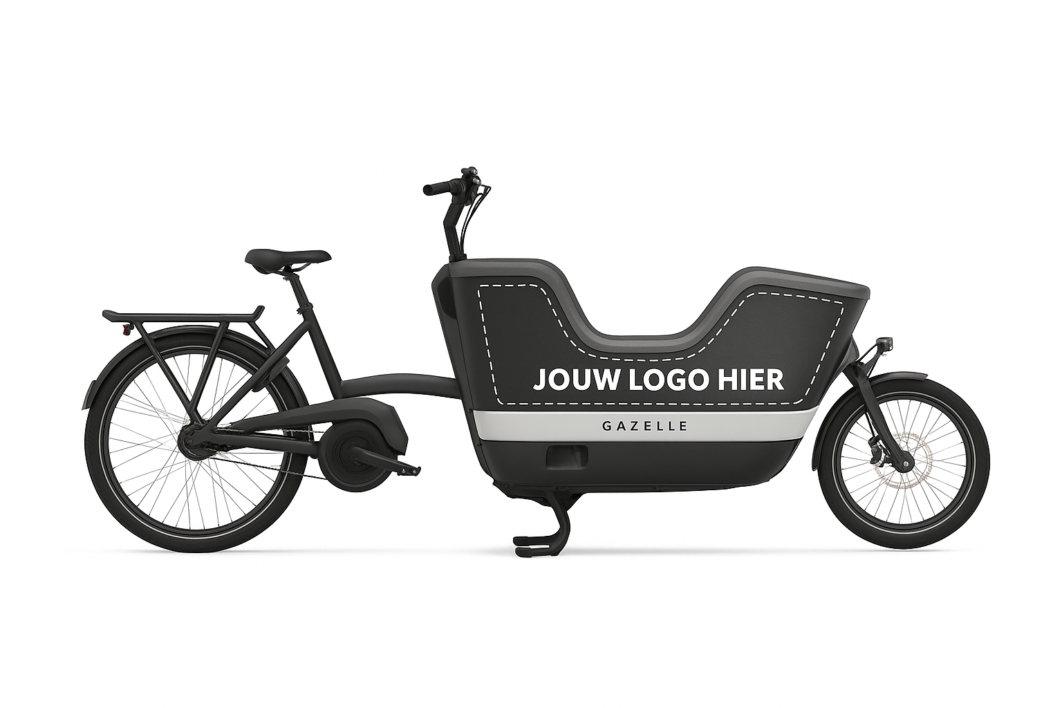 Eigen Ontwerp Bakfiets Sticker voor Gazelle Makki