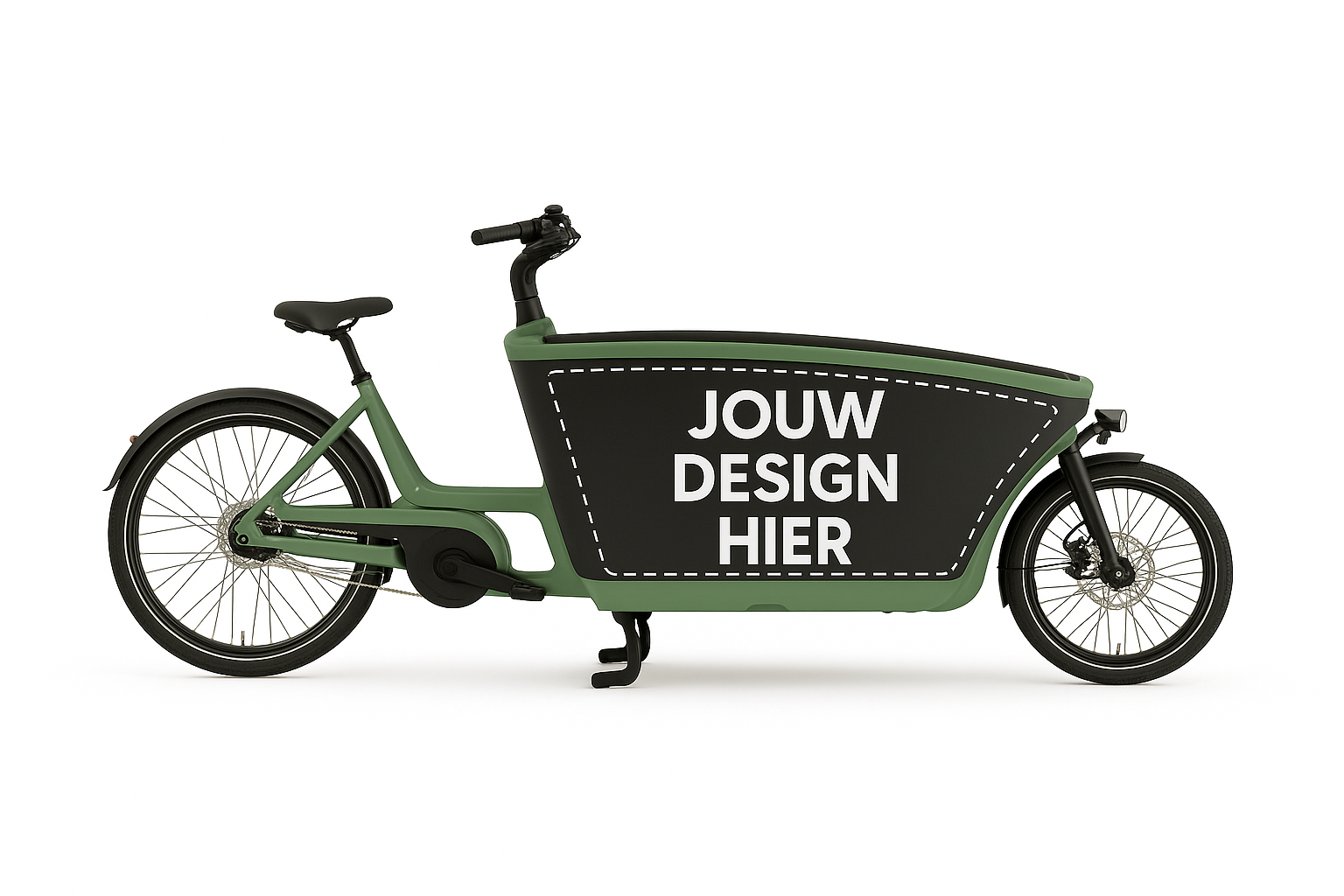 Eigen Ontwerp Bakfiets Sticker voor Lovens