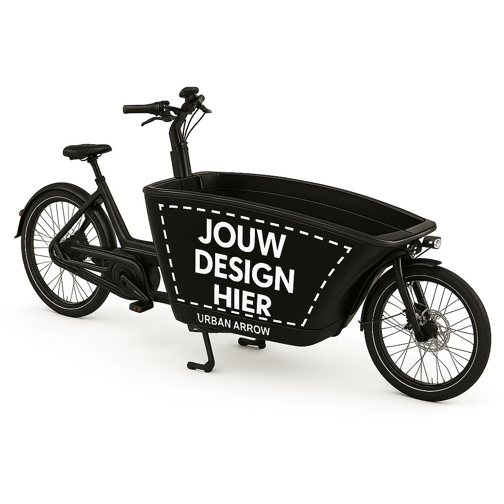 Eigen Ontwerp Bakfiets Sticker voor Urban Arrow Family