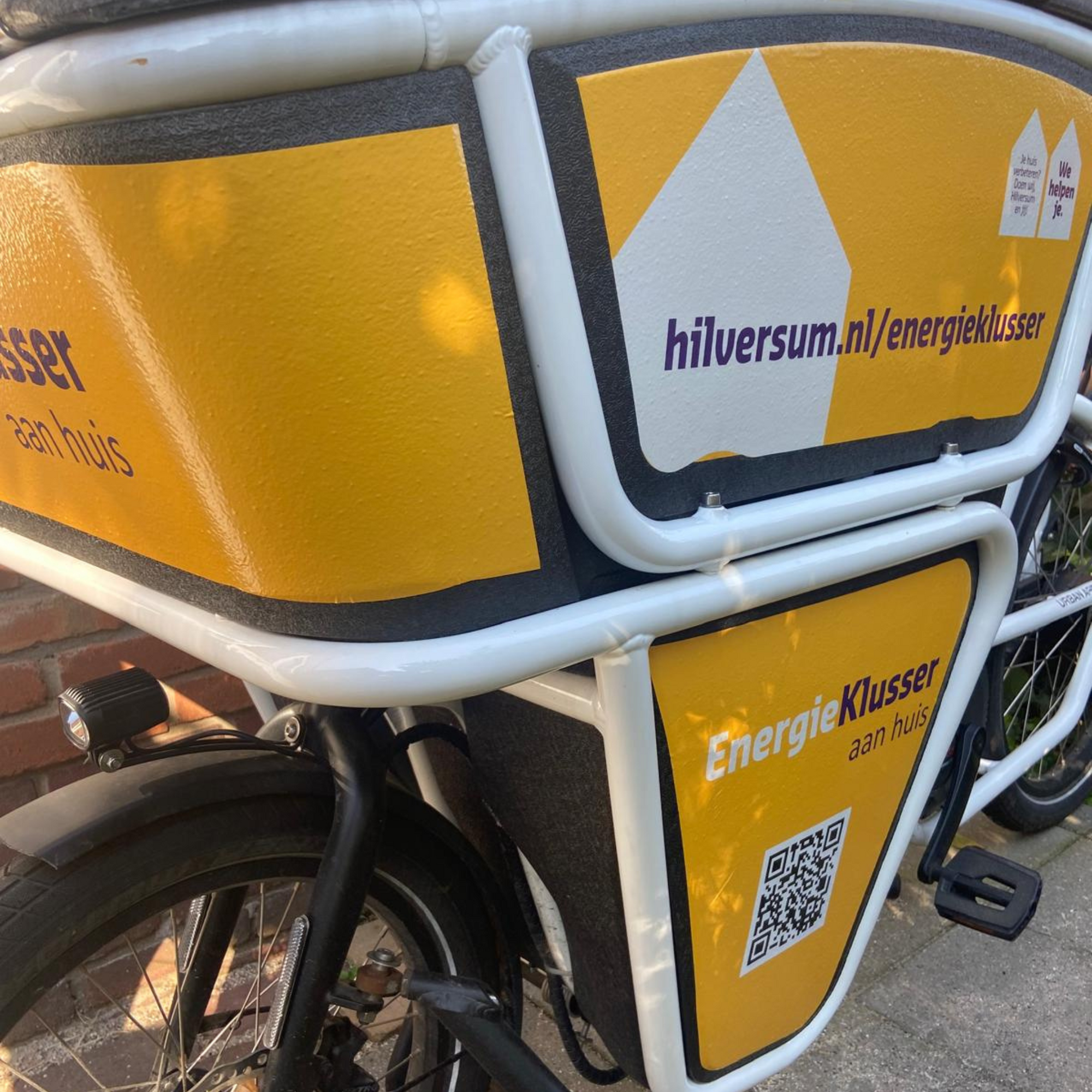 Bakfiets sticker eigen ontwerp voor Urban Arrow Shorty– BeplakJeBak