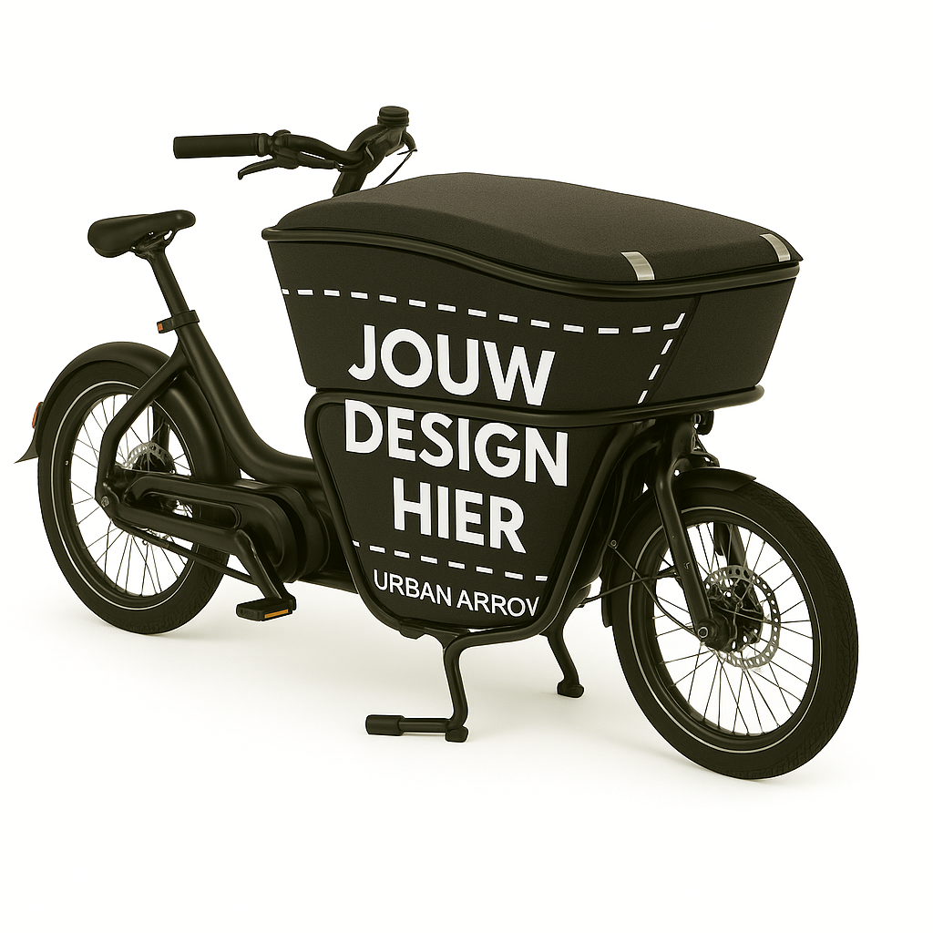 Eigen Ontwerp Bakfiets Sticker voor Urban Arrow Shorty