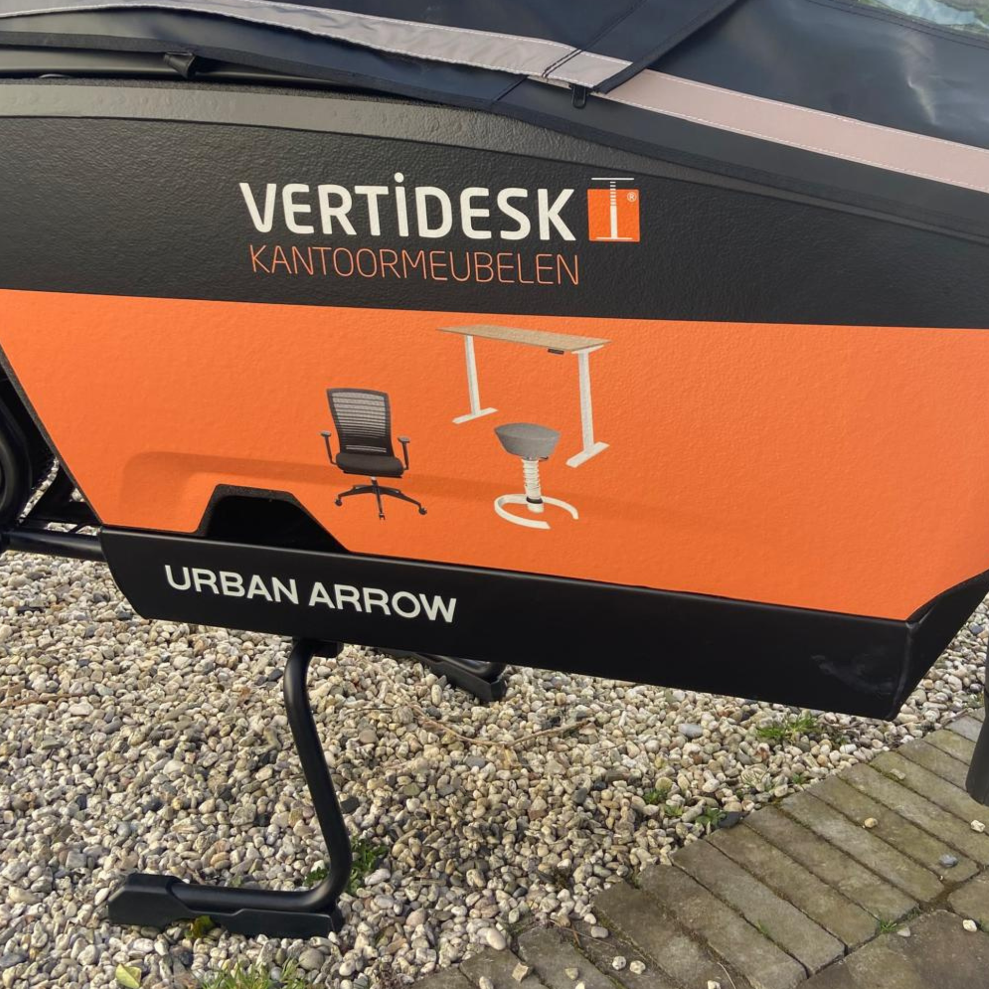 Eigen Ontwerp Bakfiets Sticker voor Urban Arrow FamilyNext